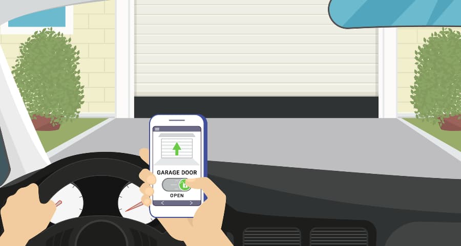 Garage door automation tips for The Woodlands